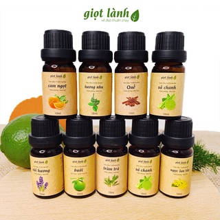 Tinh dầu thiên nhiên nguyên chất Giọt Lành 10ml - 50ml | Tự chọn mùi | Có kiểm nghiệm giúp xông phòng, thư giãn