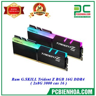 Bộ nhớ DDR4 G.Skill 16GB (3000) F43000C16D16GTZR (2x8GB) mới