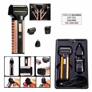 Máy đa năng 3 IN 1 Nikai 1087 - Tông đơ, cạo râu, cắt lông mũI