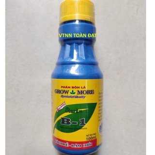 Phân bón lá Vitamin B1 GrowMore chai 100ml, Super roots B1 cho lan, cây cảnh
