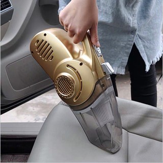 Máy hút bụi xe hơi ô tô 4 trong 1 bơm lốp đo khí áp suất bánh xe đèn pin đa năng cầm tay gia đình công suất lớn