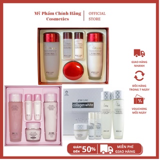 Bộ dưỡng trắng da 3W Clinic Collagen Skin Care- Đỏ