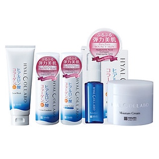 Set Hyalcollabo dưỡng ẩm, chống lão hóa, phục hồi da - Meishoku Hyalcollabo Emollient
