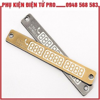 THANH GHI SỐ ĐIỆN THOẠI TRÊN KÍNH Ô TÔ CÓ DẠ QUANG