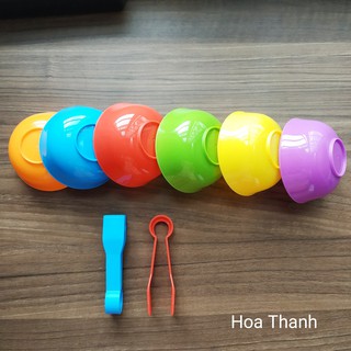Set bát phân loại màu sắc
