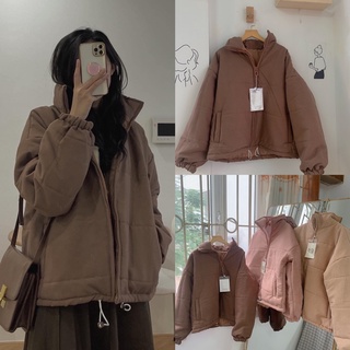 Áo phao béo form rộng phong cách ulzzang - Áo khoác quảng châu hai lớp dày dặn - Mono Boutique
