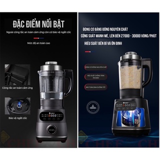MÁY LÀM SỮA HẠT XAY NẤU TỰ ĐỘNG CHEF&amp;CHEF CH90 CÔNG SUẤT 1000W VÔ CÙNG MẠNH MẼ