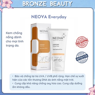 Kem chống nắng bảo vệ da toàn diện NEOVA Everyday (Facial Fluid / Broad Spectrum SPF 44) giúp dưỡng ẩm và bảo vệ da