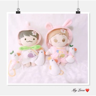 (Order) Only doll exo tóc xám và nâu phụ kiện dành cho doll nhóm nhạc idol, anime chibi, búp bê doll