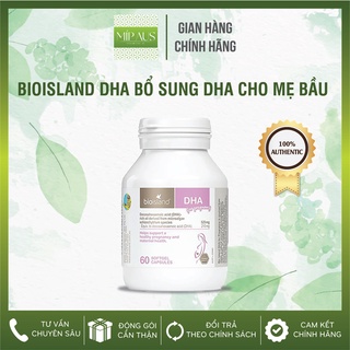 DHA bầu BioIsland – Viên uống bổ sung DHA cho bà bầu (60 viên)