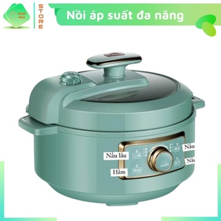 Nồi Áp Suất Điện Đa Năng (Nấu, Hầm, Cháo, Chiên,...) Lòng Nồi Phủ Đá Chống Dính Cao Cấp Tiện Lợi