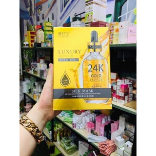 Mặt nạ vàng 24k FREE SHIP > Lố 10 miếng< Mặt nạ vàng 24k luxury phục hồi da hư tổn