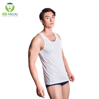 Áo ba lỗ nam trơn GS Moda vải modal cao cấp, kháng khuẩn, siêu thấm hút mồ hôi G12M