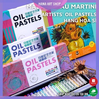 [Mã LIFEB04ALL giảm 10% tối đa 15K đơn 0Đ] Màu sáp dầu Martini - Artists' Oil Pastels - Màu hạng họa sĩ