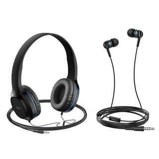 Tai Nghe Chụp Tai Và Nhét Tai Hoco W24 Bộ 2 Tai Nghe Cực Hay