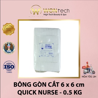 [WONTECH] Bông Tẩy Trang - Cắt Sẵn Quick Nurse - "500 gram".