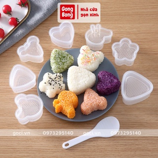 Khuôn làm cơm bento, ép cơm nắm origini sáng tạo ngộ nghĩnh cho bé thích thú mỗi bữa ăn