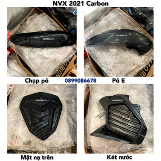 Phụ Kiện Ốp Xe NVX / Aerox (V2) Đời 2021 Carbon / Cacbon