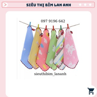 Khăn sữa SỢI TRE 4 LỚP SIZE TO CAO CẤP cho bé trai và bé gái