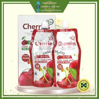 Thuốc Nhuộm tóc đen Cherries chuyên gia phủ tóc bạc Sena Selena
