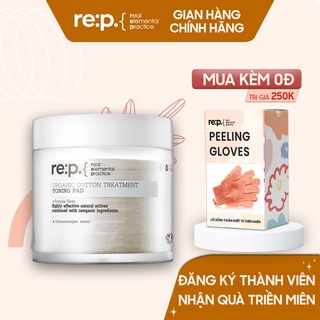 Pad Tẩy Da Chết Dành Cho Da Nhạy Cảm RE:P Organic Cotton Treatment Toning Pad 90 miếng