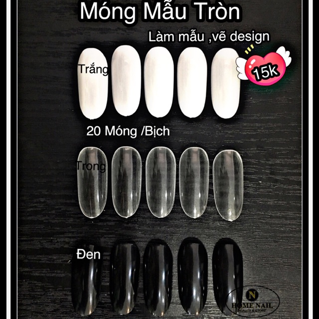 Móng Mẫu Tròn(20Móng /bịch)