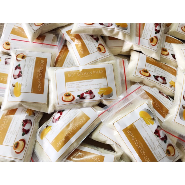 Bột Gelatin Pháp 100gr