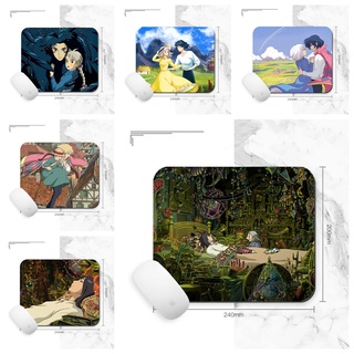 Miếng lót chuột IN HÌNH Howl's Moving Castle Lâu đài bay của pháp sư Howl anime chibi tiện lợi xinh xắn