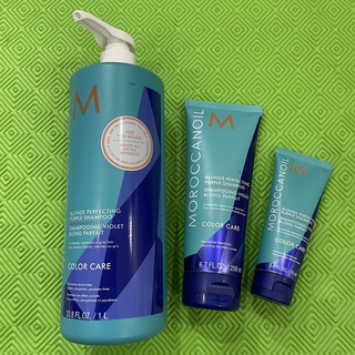 Chính hãng  Dầu gội tím khử vàng Moroccanoil Blonde Perfecting Purple Shampoo 1000ml