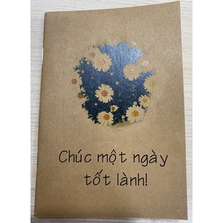 Sổ tay thủ công hình hoa cúc 50 trang 9*12