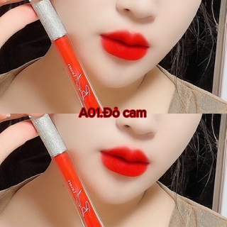 [ Đỏ cam - A01 ] Son hữu cơ không chì B.A Special màu son quốc dân