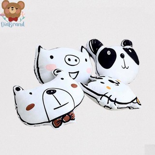 Thú Bông Trang Trí Hai Mặt Họa Tiết Vẽ Tay Hình Thú 45x50 (3 Mẫu) [ Diabrand ]