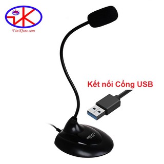 Microphone Senicc SM-008U.Micro cho máy tính kết nối cổng USB