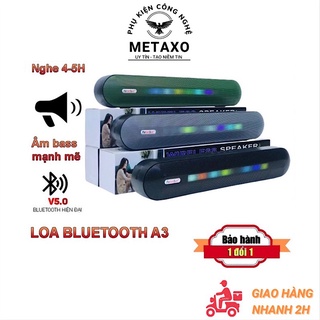 Loa bluetooth A3 mini mới nhất 2 loa Bass mạnh âm thanh đỉnh có kết nối máy tính BH 1 đổi 1 3 tháng