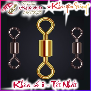 BỘ 3 CÁI Khóa Link linh Ma Nì Số 8 - HÀNG SIÊU TỐT - Phụ kiện dây trục câu