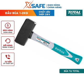 Búa tạ đa năng TOTAL Thép Cr-V Búa tạ cán nhựa cầm tay 1-2kg phá bê tông, phá đá, sửa chữa cơ khí, máy móc, nhà cửa