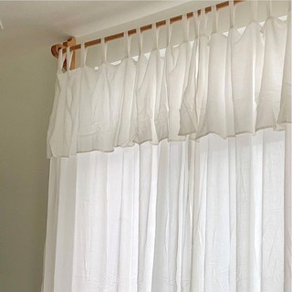 Rèm Cửa Vải Đũi Trắng Vintage