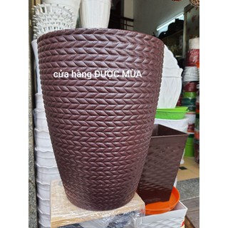 chậu bông lúa size lớn cao 42cm.