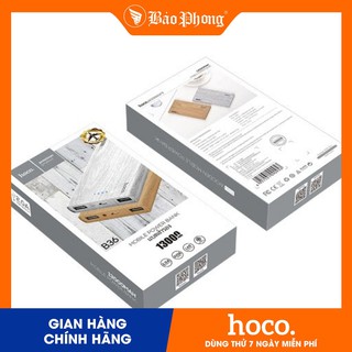Pin dự phòng HOCO B36 13000mAh vân gỗ 5V/2.1A