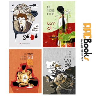 Sách - Combo 4 cuốn: Số đỏ + Trúng số độc đắc + Làm đĩ + Vỡ đê - Tác giả Vũ Trọng Phụng - ML-VHVN-01