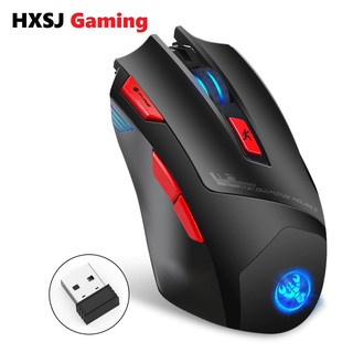 Chuột chơi game không dây HXSJ T88 4800 DPI Led RGB - Wireless Gaming Mouse HXSJ T88 4800DPI