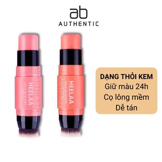 Má hồng Heelaa dạng kem thỏi có kèm đầu cọ - AB Authentic
