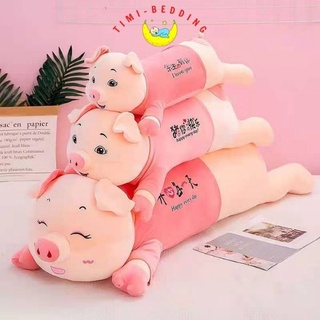 Gấu bông hình con vật - Gấu bông hình con lợn - mềm mại, ấm áp và không xổ lông - Timibedding