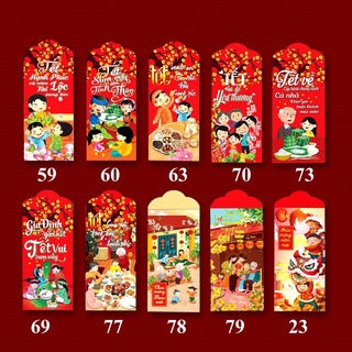 Lì Xì Tết 2022 May Mắn Lộc Phát Mẫu 1