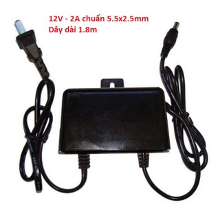 Nguồn 12V 2a cho PC camera chuẩn 5.5x2.5mm dây dài 2m chuyên dụng cho camera wifi Tenda dòng High Power