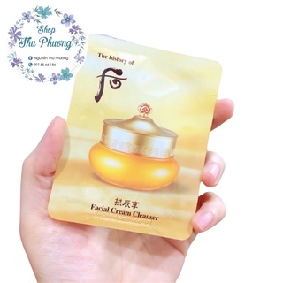 gói kem tẩy trang whoo vàng 4ml