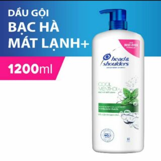 Dầu gội Head and Shoulders bạc hà 1200ml