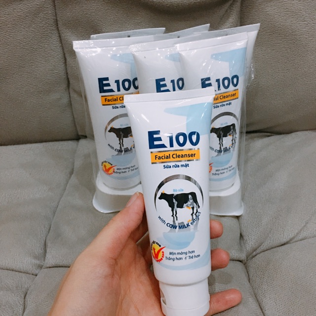 Sữa rửa mặt E100 con bò 80ml