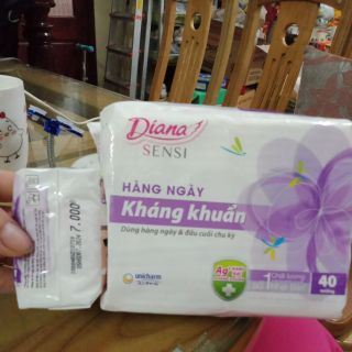 BĂNG VỆ SINH DIANA SENSI NGÀY 44 miếng TẶNG gói 10miếng