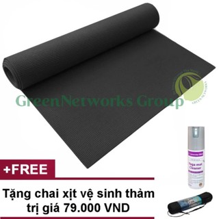 Thảm tập yoga gym Cao Cấp có túi đựng tặng chai xịt thảm